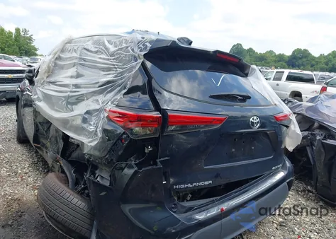 2021 Toyota Highlander Xle из США, поврежденный, VIN 5TDGZRBH4MS523942